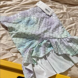 Janie and Jack Iridescent Mermaid Kids Swim One Piece